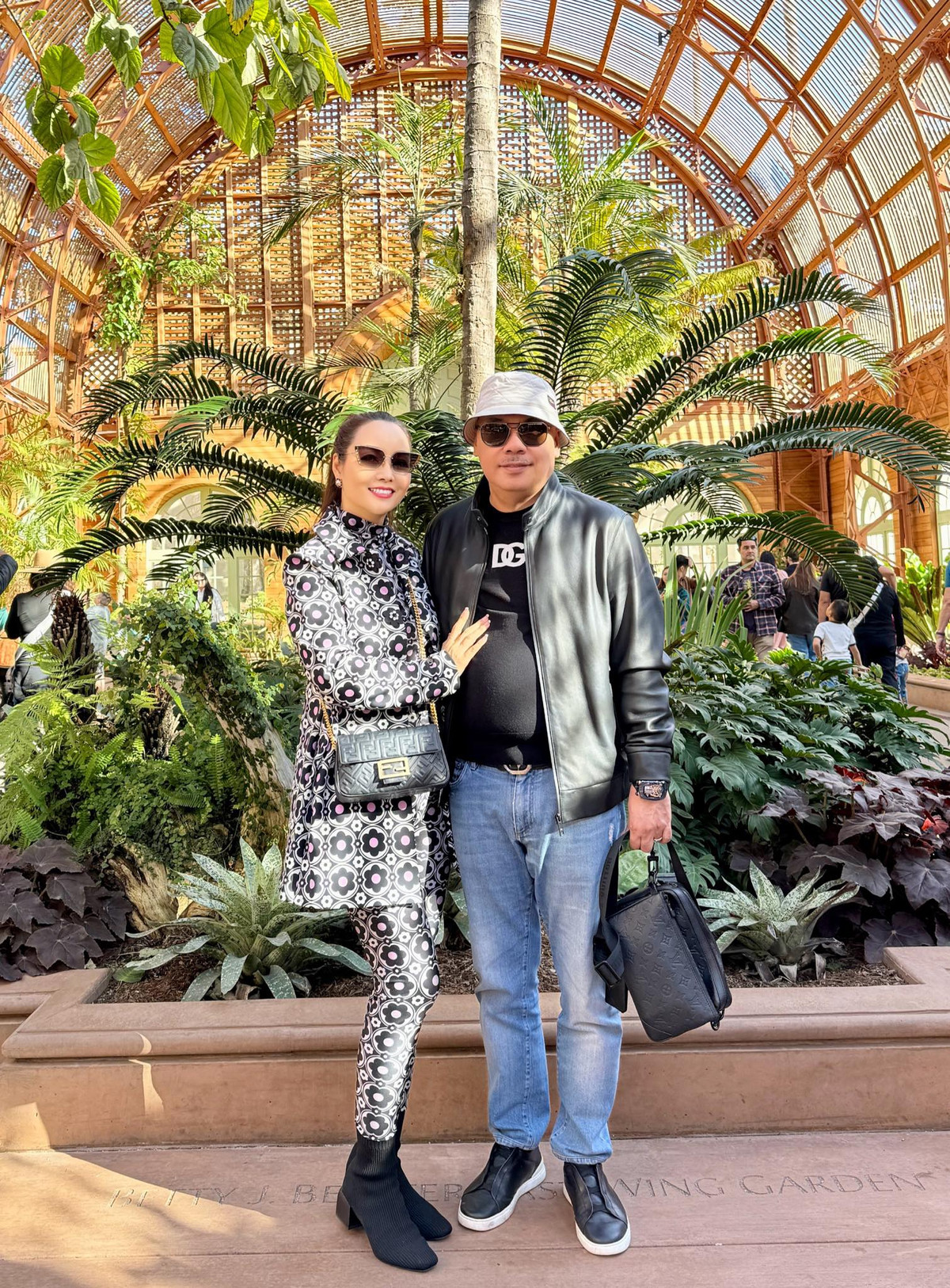 Diễn viên Mai Thu Huyền du lịch cùng ông xã. Ảnh: FB Mai Thu Huyen