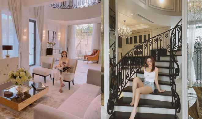 Vào dịp Valentine 2020, Huyền Baby khiến nhiều người trầm trồ khi khoe món quà triệu đô từ ông xã Quang Huy. Ảnh: FB Đặng Ngọc Huyền