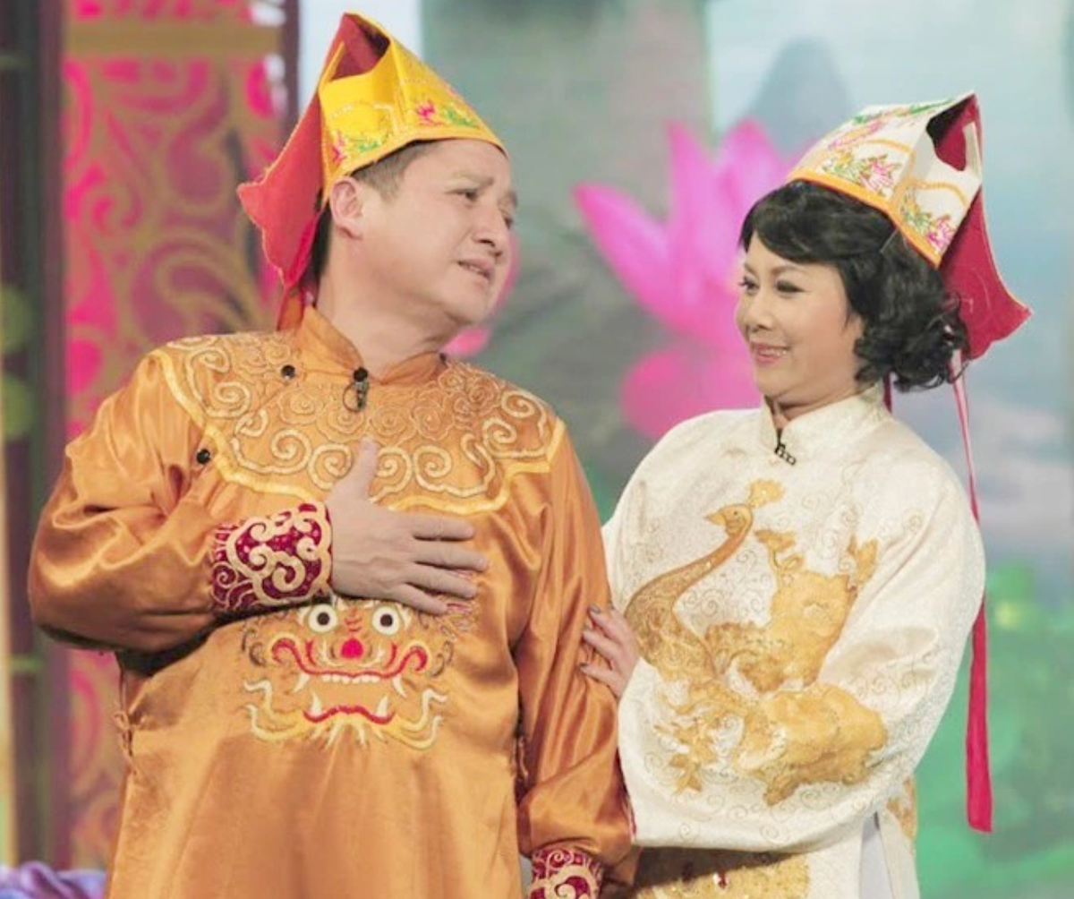 NSND Minh Hằng lần đầu tiên tham gia chương trình Táo quân vào năm 2005. Dù không thường xuyên xuất hiện nhưng mỗi lần góp mặt nghệ sĩ Minh Hằng đều để lại những dấu ấn riêng. Ảnh: VTV