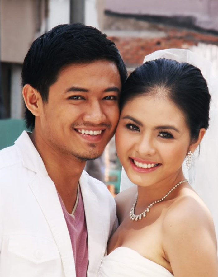 "Dù gió có thổi" và "Cá rô, em yêu anh!" là hai bộ phim truyền hình đưa tên tuổi của Quý Bình tới gần khán giả hơn. (Quý Bình đóng cặp cùng Vân Trang trong phim "Dù gió có thổi" - Ảnh: Báo Giao thông)