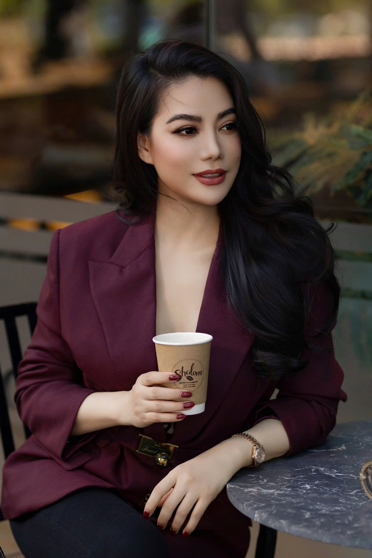 Dù đã bước sang tuổi U50, làn da của nữ diễn viên vẫn căng mịn, ít nếp nhăn và luôn tươi tắn. Ảnh: FB Trương Ngọc Ánh