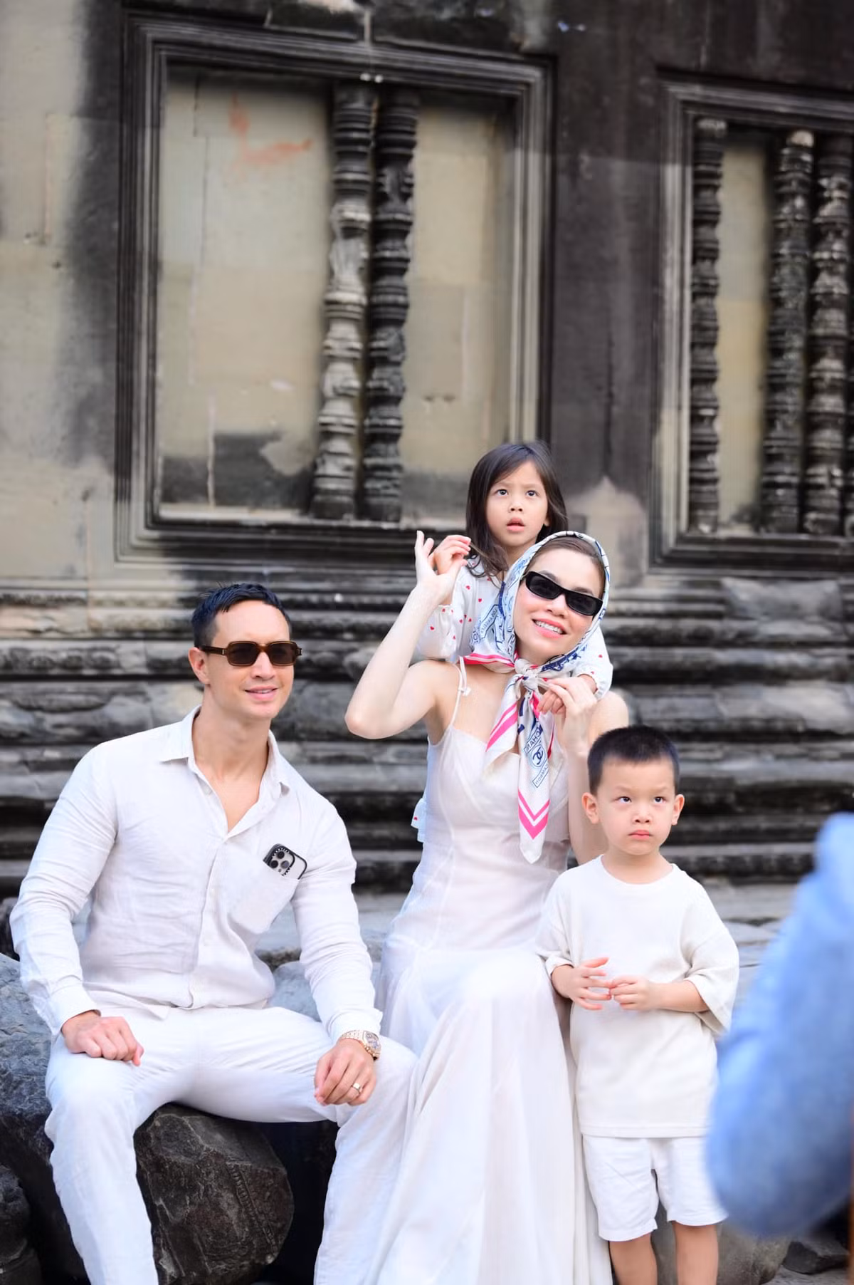 Hồ Ngọc Hà du lịch cùng gia đình. Ảnh: FB Ho Ngoc Ha