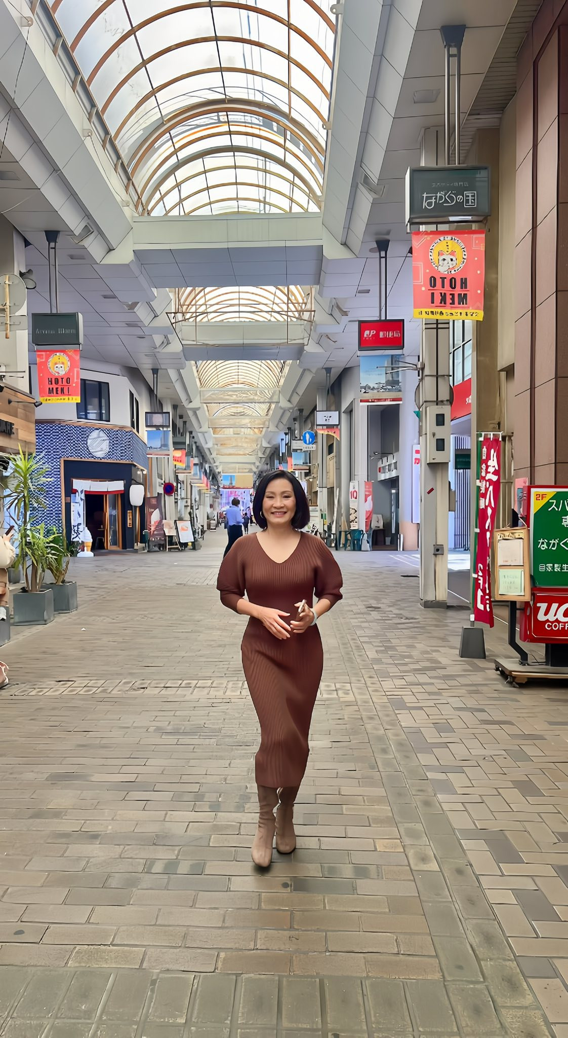 Diễn viên Hồng Đào du lịch Nhật Bản. Ảnh: FB Hồng Đào