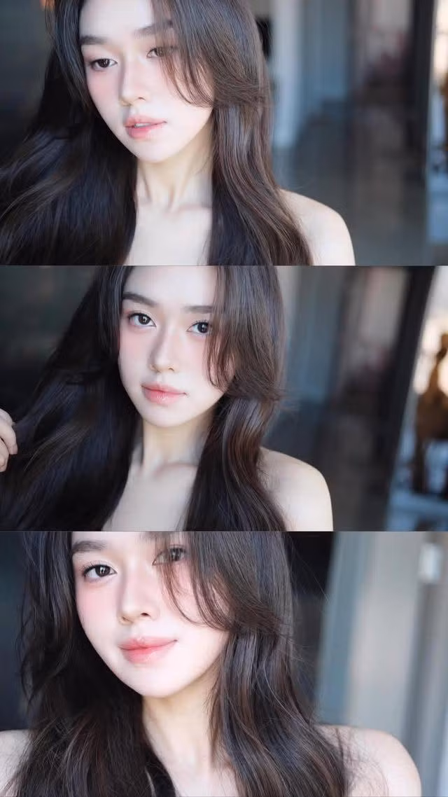 Nhiều người hâm mộ nhận xét rằng, dù không trang điểm, nàng hậu vẫn vô cùng xinh đẹp và quyến rũ. Ảnh: FB Nguyễn Tường San