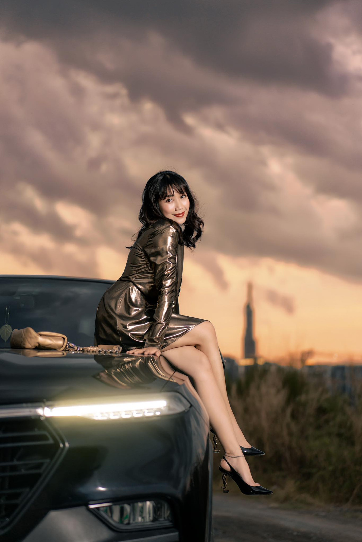 Đăng bức ảnh xinh đẹp, Ốc Thanh Vân có những chia sẻ khá dài về sự thay đổi ở tuổi 40. Ảnh: FB Ốc Thanh Vân