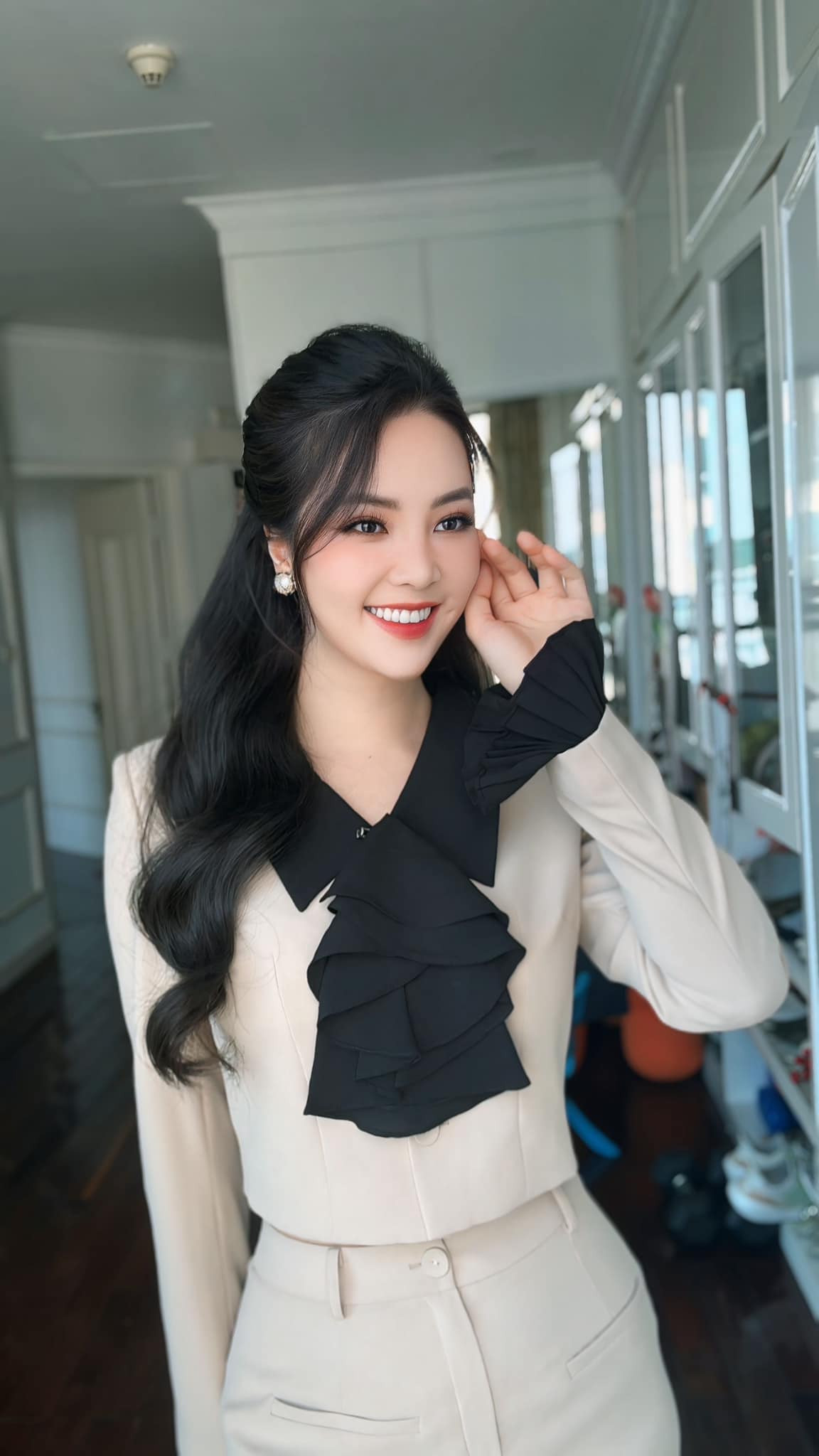 Vẻ đẹp của Thuỵ Vân qua năm tháng ngày càng mê hoặc lòng người. Ảnh: FB Nguyễn Thuỵ Vân