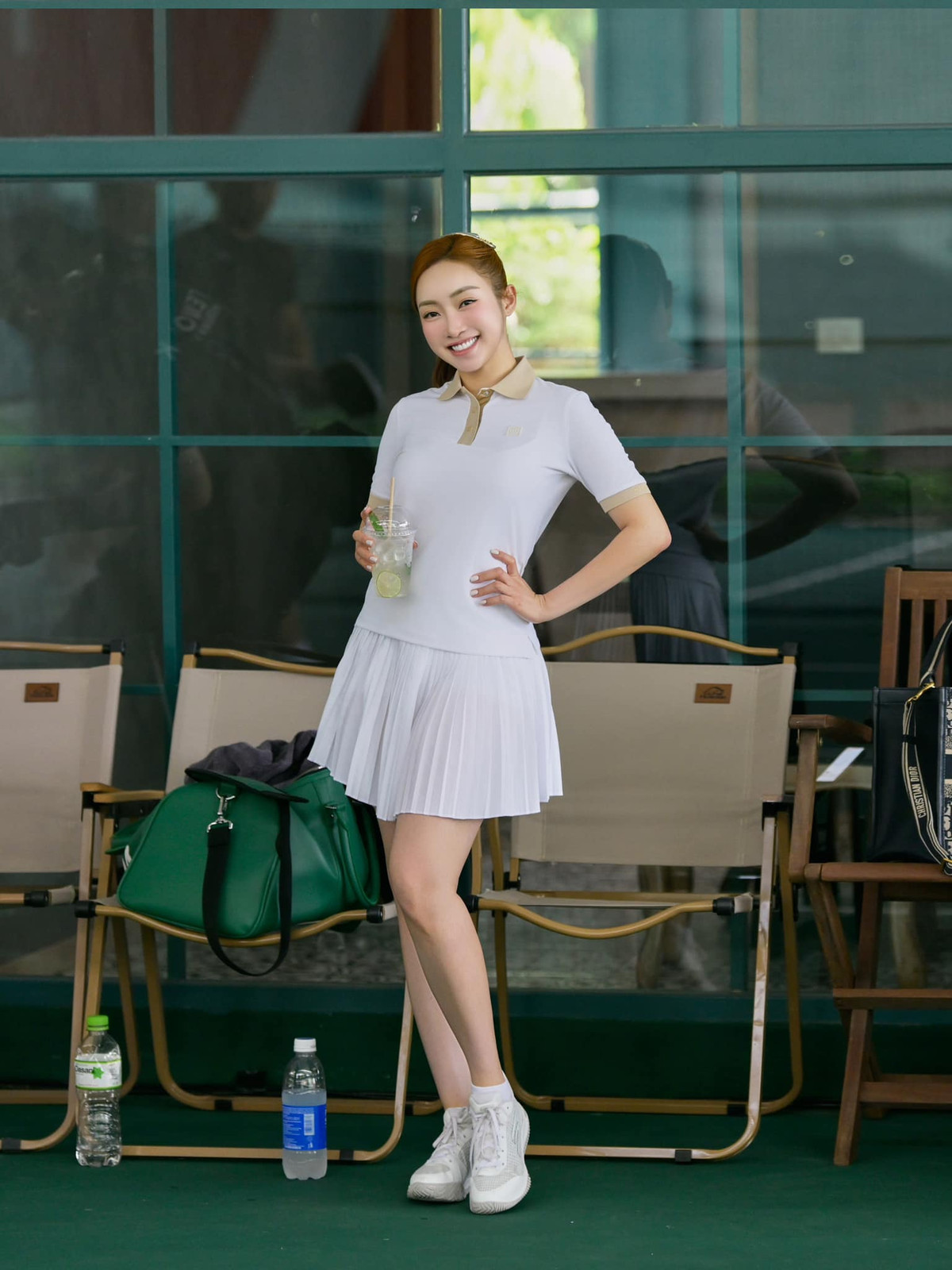 Lý Thùy Chang còn được khen ngợi về nhan sắc ngày càng rạng rỡ. Ảnh: FB Lý Thuỳ Chang