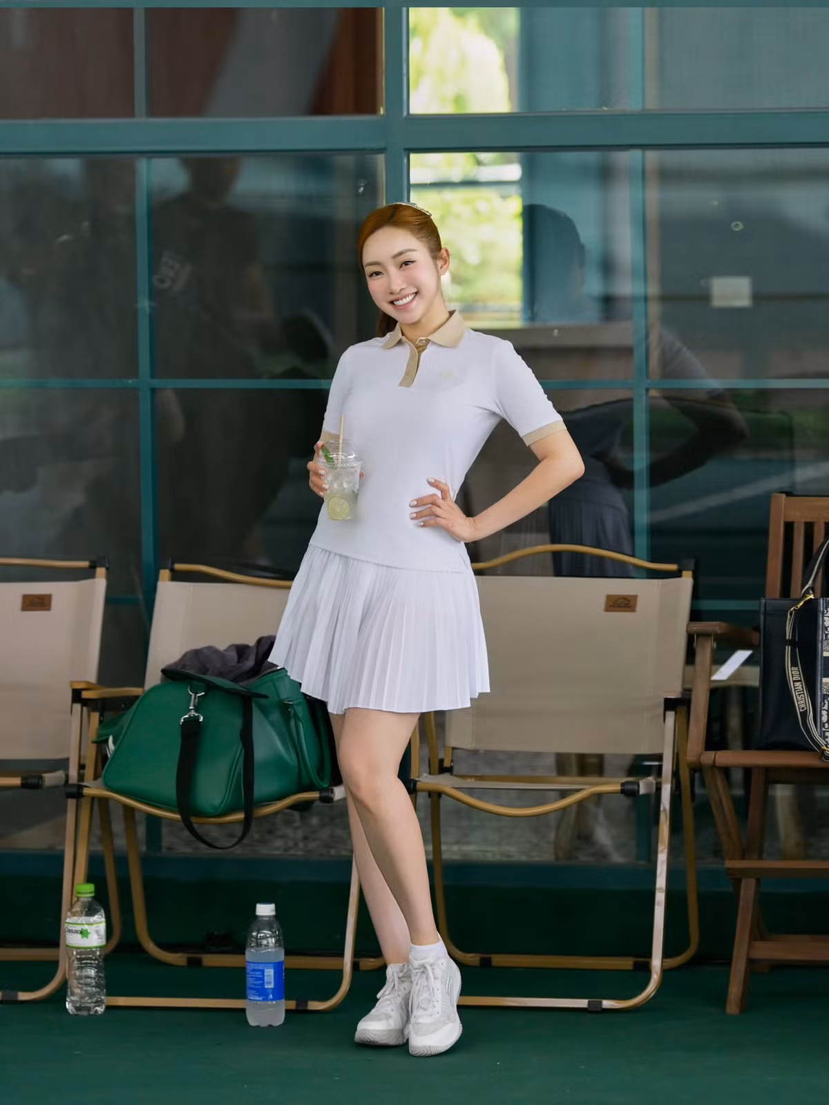 Lý Thùy Chang còn được khen ngợi về nhan sắc ngày càng rạng rỡ. Ảnh: FB Lý Thuỳ Chang