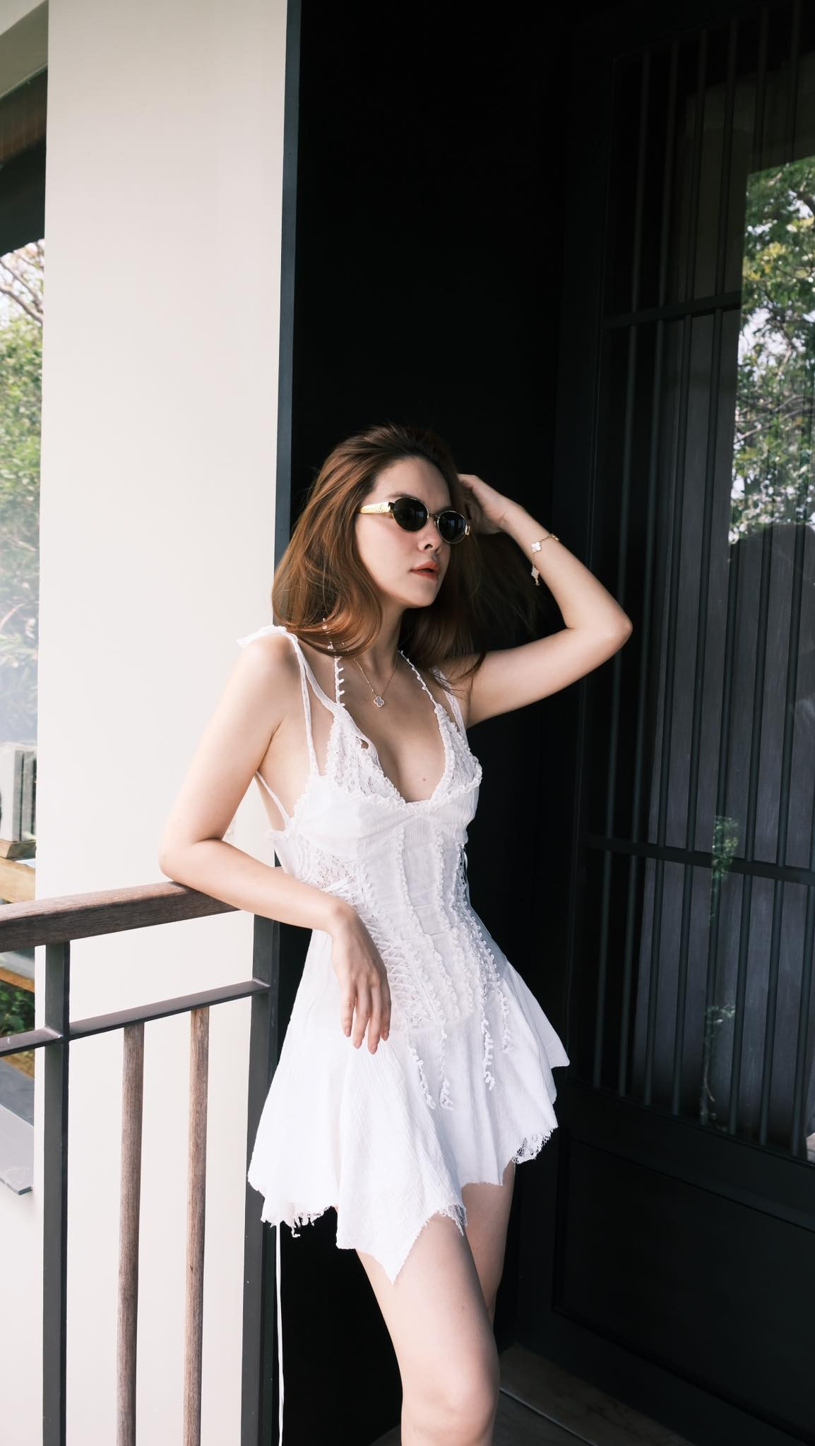 Ca sĩ Phạm Quỳnh Anh đặt chân đến khu nghỉ dưỡng sang chảnh mà cô ví như: "Bức tranh tuyệt tác của Việt Nam". Ảnh: FB Phạm Quỳnh Anh