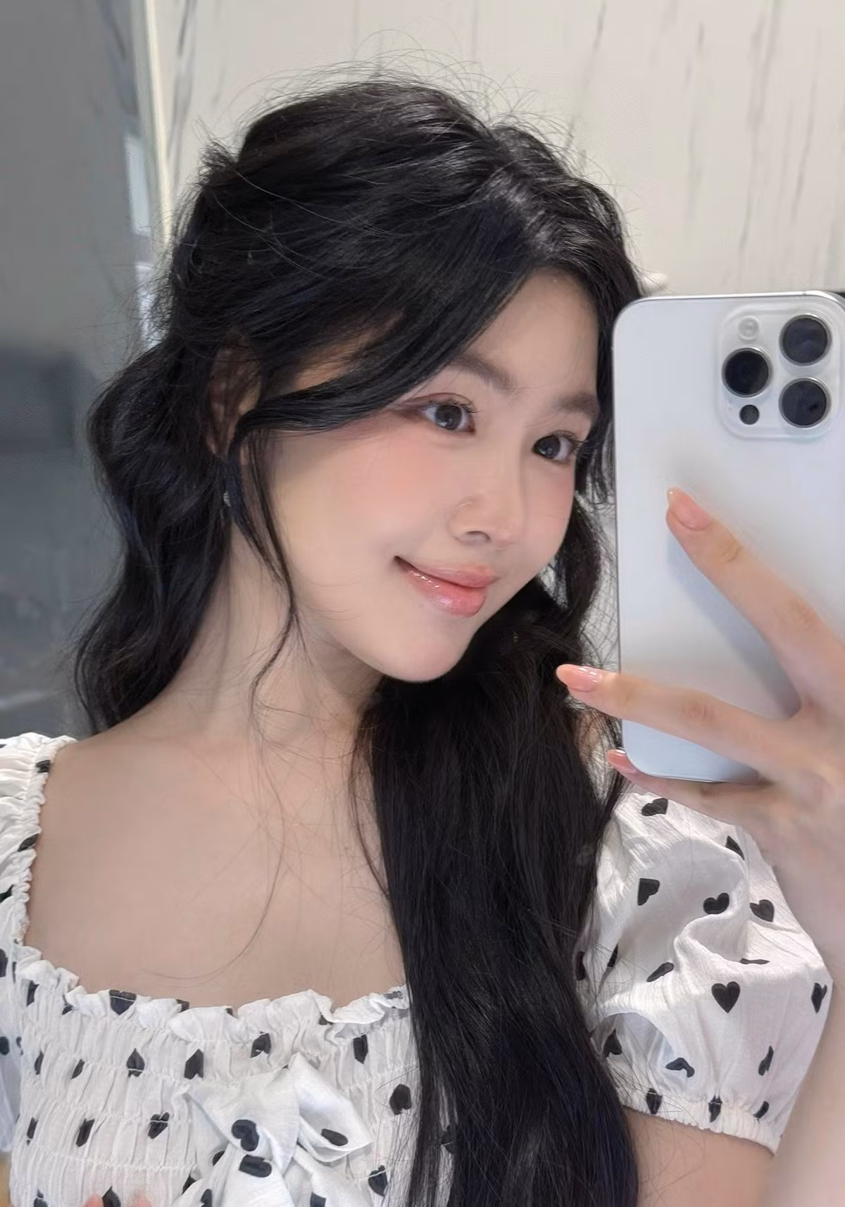 Lọ Lem - con gái MC Quyền Linh khoe nhan sắc trong trẻo ở tuổi 19. Ảnh: FB Mai Thảo Linh