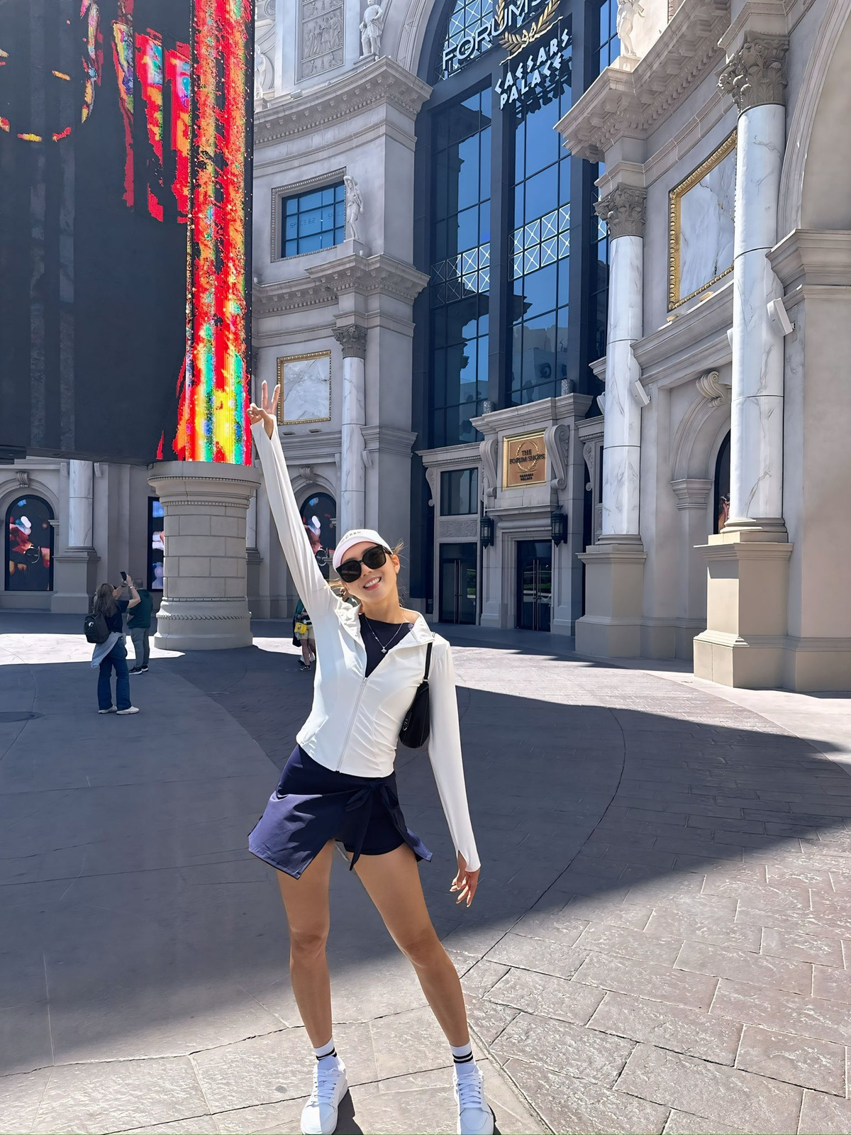 Ngọc Quyên chia sẻ những hình ảnh du lịch tại Las Vegas. Ảnh: FB Ngoc Quyen