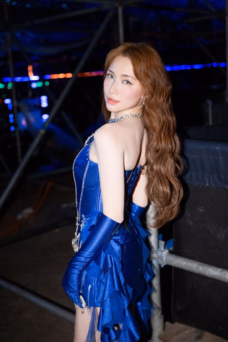 Hòa Minzy tất bật chạy show, tham gia các chương trình, sự kiện giải trí. Ảnh: FB Hoà Minzy