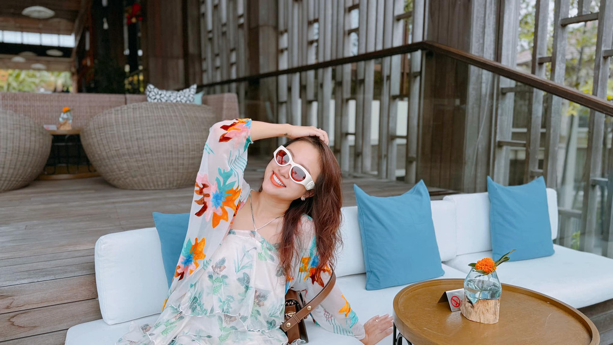 Hiện tại, Vân Hugo có cuộc sống viên mãn bên doanh nhân Hùng Cường. Ảnh: FB Nguyễn Thanh Vân