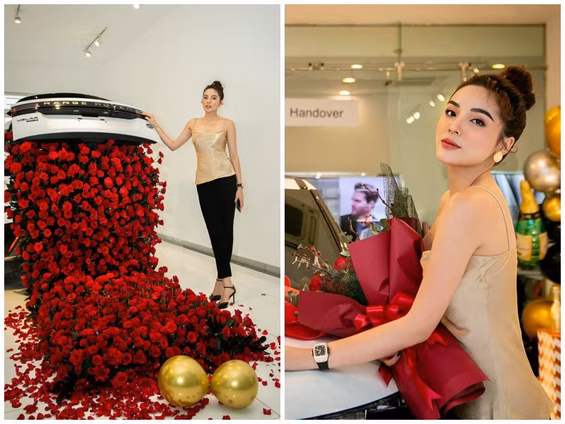 Ngược lại với phong cách chưng diện của các đồng nghiệp, Kỳ Duyên diện chiếc quần ống đứng cùng áo lụa hai dây tương đối đơn giản. Ảnh: FB Nguyen Cao Ky Duyen