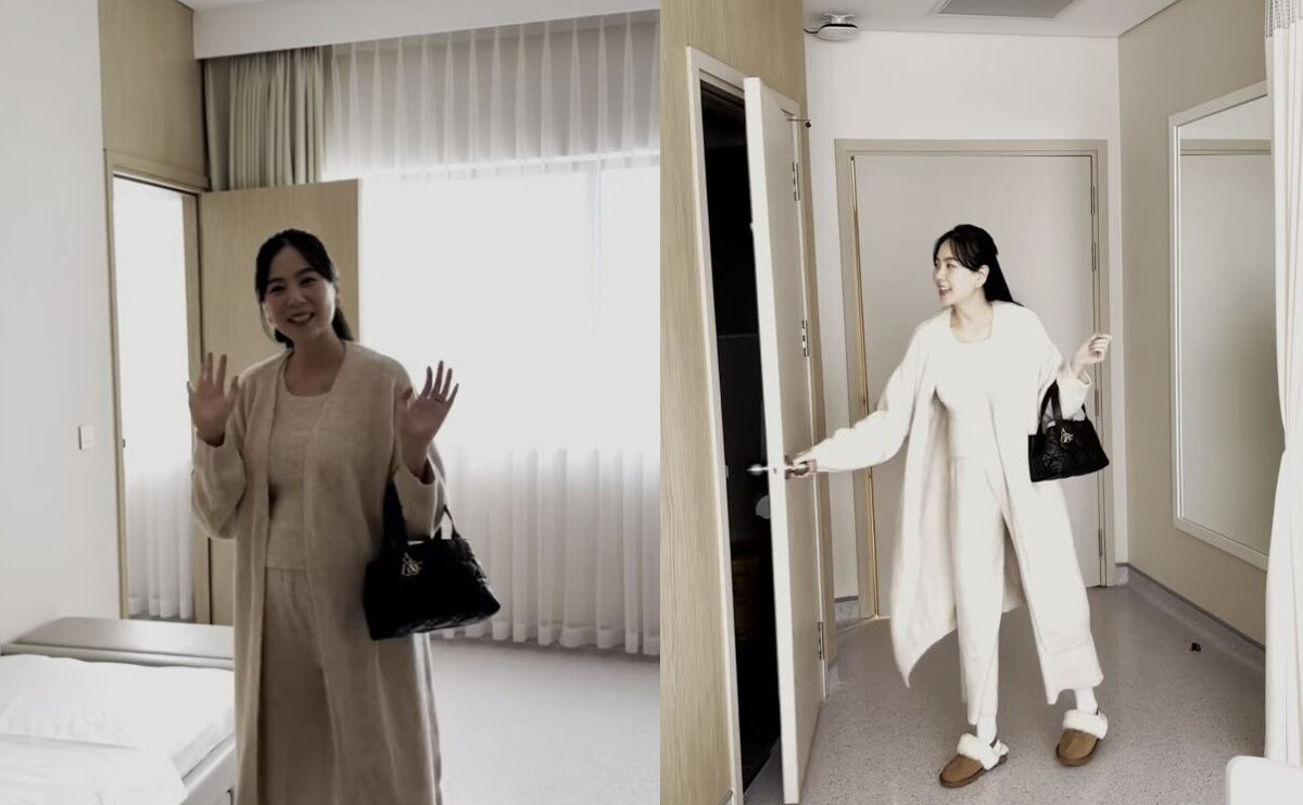 Qua hình ảnh Mai Ngọc đăng tải, căn phòng chờ sinh sang trọng, tiện lợi giống hệt khu nghỉ dưỡng. Ảnh: FB Mai Ngọc