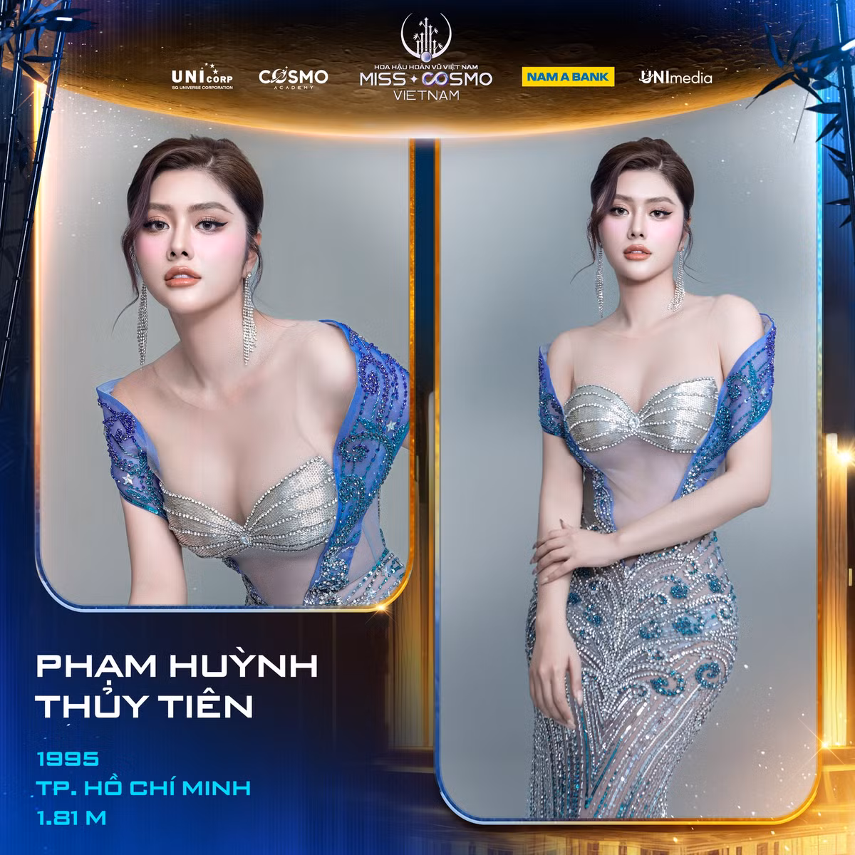 Sau một thời gian vắng bóng, Huỳnh Tiên trở lại tham gia Hoa hậu Hoàn vũ Việt Nam 2025. Ảnh: FB Pham Huynh Tien