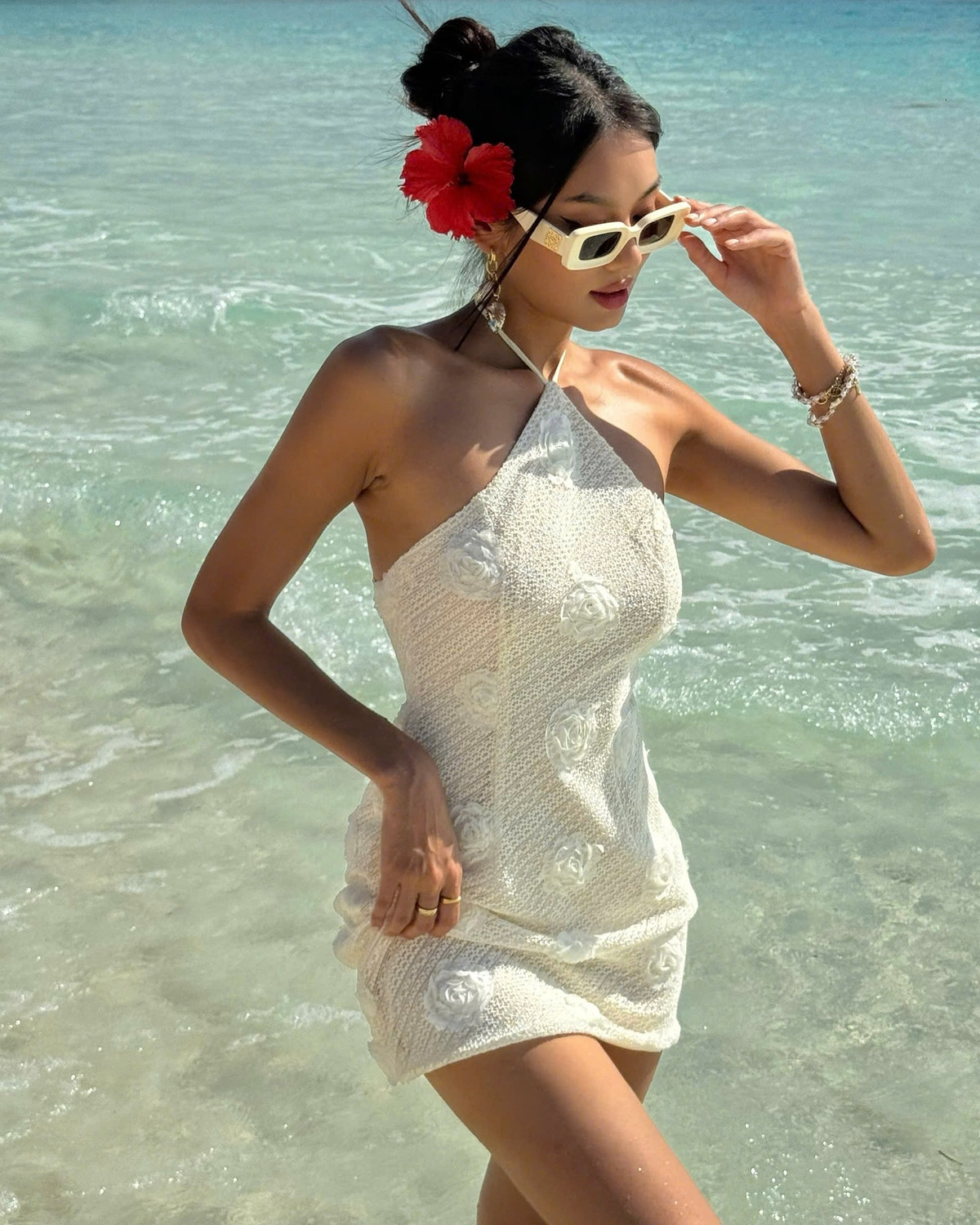 Mỗi lần Thảo Nhi Lê diện bikini luôn hút hồn người nhìn. Ảnh: FB Thảo Nhi Lê