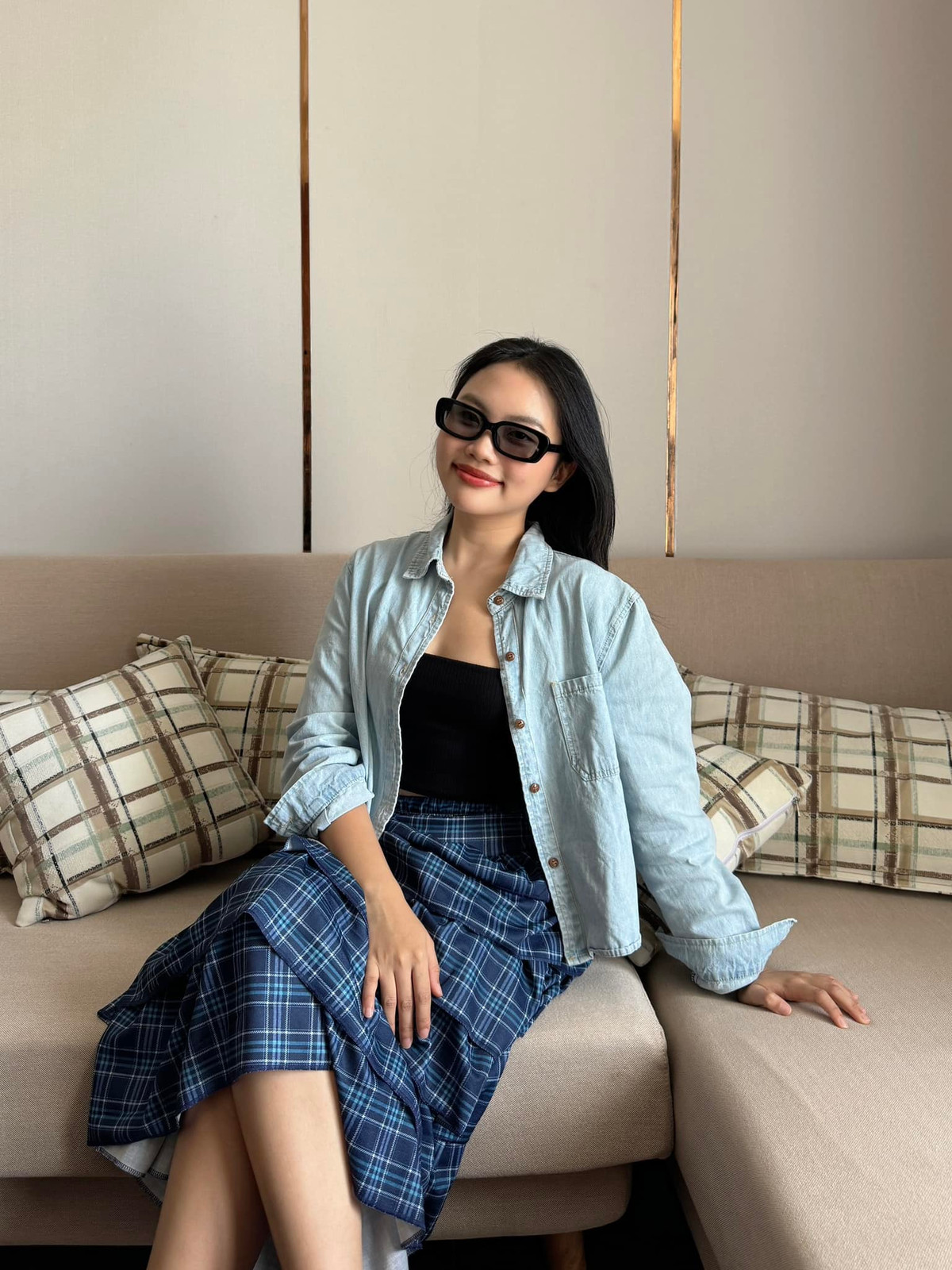 Bên cạnh đó, phong cách thời trang của Phương Mỹ Chi cũng có sự chuyển mình rõ rệt. Ảnh: FB Phương Mỹ Chi