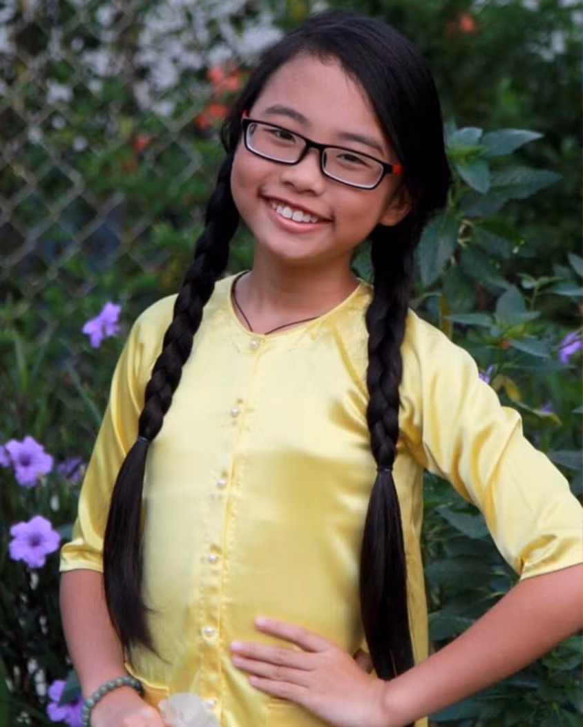  Phương Mỹ Chi (sinh năm 2003) đoạt giải Á quân Giọng hát Việt nhí mùa đầu tiên. Ảnh: Dân Việt