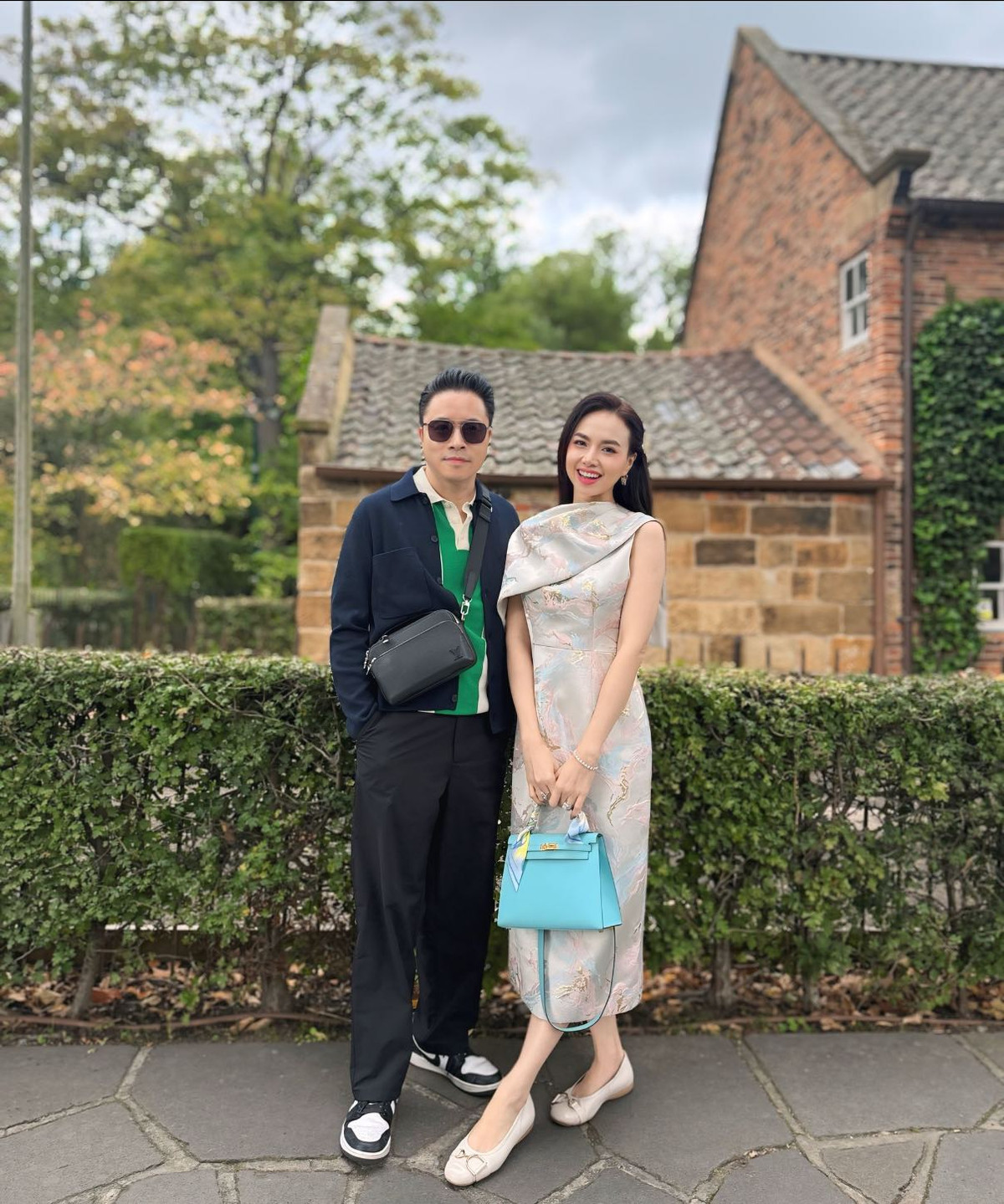 Vợ chồng diễn viên Đinh Ngọc Diệp du lịch Australia khi "Thám tử Kiên" đang ăn khách. Ảnh: FB Dinh Ngoc Diep