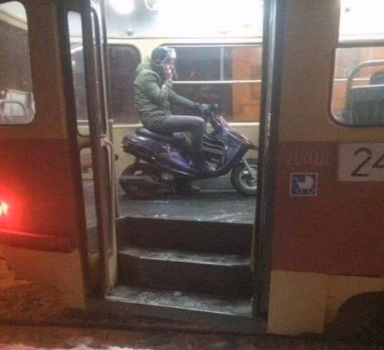 Một cách tiết kiệm xăng?