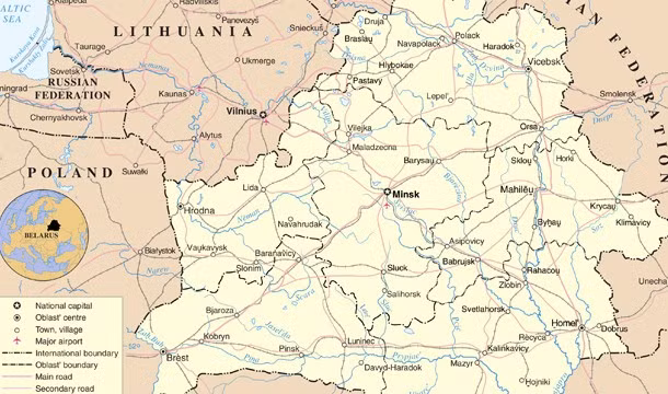 Ô nhiễm từ thảm họa hạt nhân Chernobyl lan ra các vùng xung quanh. Trong đó, Belarus tiếp nhận khoảng 70% lượng ô nhiễm của toàn bộ Liên bang Xô viết cũ. Ảnh: List25.