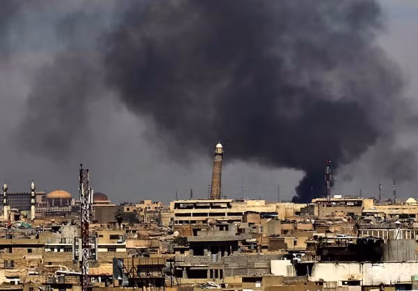 Theo số liệu thống kê của Liên Hợp Quốc và chính phủ Iraq, các cuộc giao tranh tại Mosul đến nay đã khiến hơn 500 nghìn dân thường Iraq phải sơ tán. Ảnh: FNA.