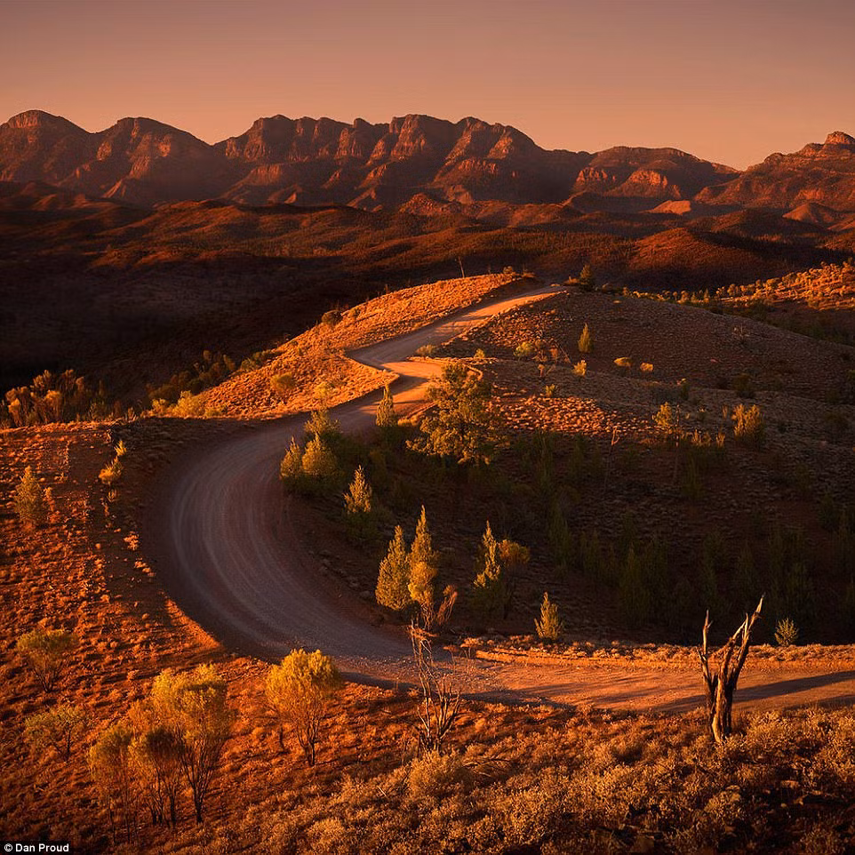 Quang cảnh ở thung lũng Bunyeroo, miền nam Australia. Ảnh: Daily Mail.