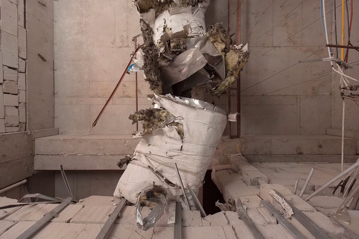 Bệnh viện Qayyarah đã bị tàn phá trong các cuộc giao tranh diễn ra tại thị trấn. “Chúng tôi hy vọng có thể nâng cấp hai tầng trên trong vòng vài tháng”, Giám đốc bệnh viện Qayyarah, Mahjid Ramadan, cho biết. Ảnh: AJ.