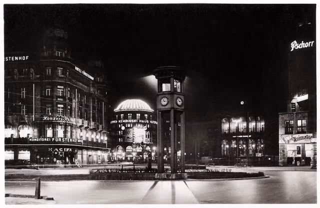 Một góc thủ đô Berlin rực rỡ về đêm. Ảnh: VT.