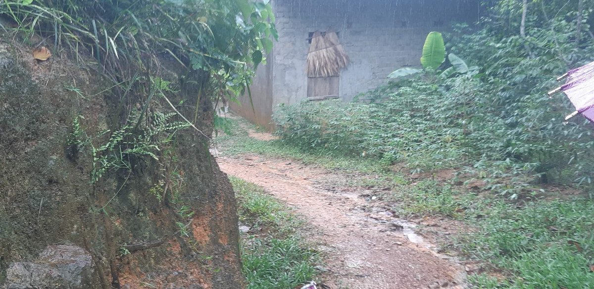 Ông Hán Vinh Khánh - Chủ tịch UBND xã Dị Nậu cho biết từ khi phát hiện cháu H. có bầu, đại diện địa phương đã thường xuyên đến thăm hỏi, động viên, hỗ trợ gia đình. Con đường vào nhà nạn nhân bị bố ép quan hệ tình dục đến có con.