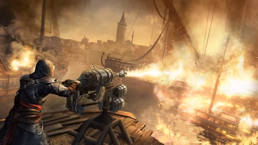 Có thể coi hỏa khí Hy Lạp là loại vũ khí phun lửa đúng nghĩa đầu tiên từng được nhân loại sử dụng. Nguồn ảnh: Allthat.