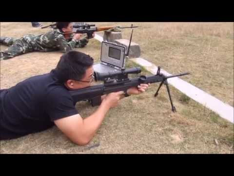 Được sản xuất bởi Norinco, khẩu QBU-88 cũng có thiết kế bullpup giống với khẩu súng trường tấn công tiêu chuẩn QBZ-95 của Quân đội Trung Quốc. Nguồn ảnh: TUBY.