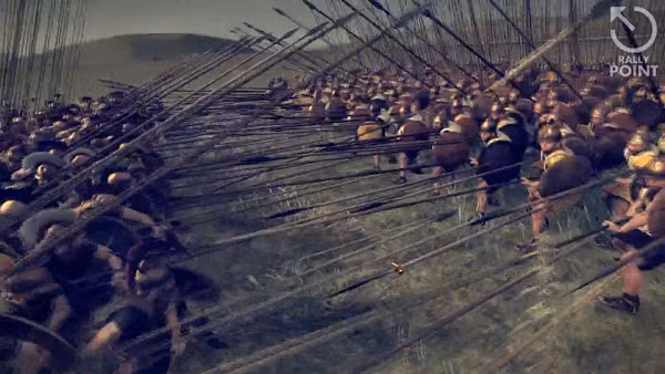 Trong những cuộc giao tranh đối diện trực tiếp giữa hai đội hình Phalanx với nhau, bên nào sử dụng giáo có chiều dài dài hơn chắc chắn sẽ có lợi thế chiến thắng cao hơn hẳn đối phương. Nguồn ảnh: Negau.