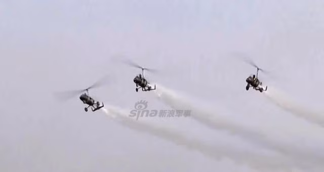 Hiện tại, trực thăng mini ở Trung Quốc không những được sử dụng trong mục đích quân sự mà còn cả dân sự như nông nghiệp hay vận tải... Nguồn ảnh: Sina.