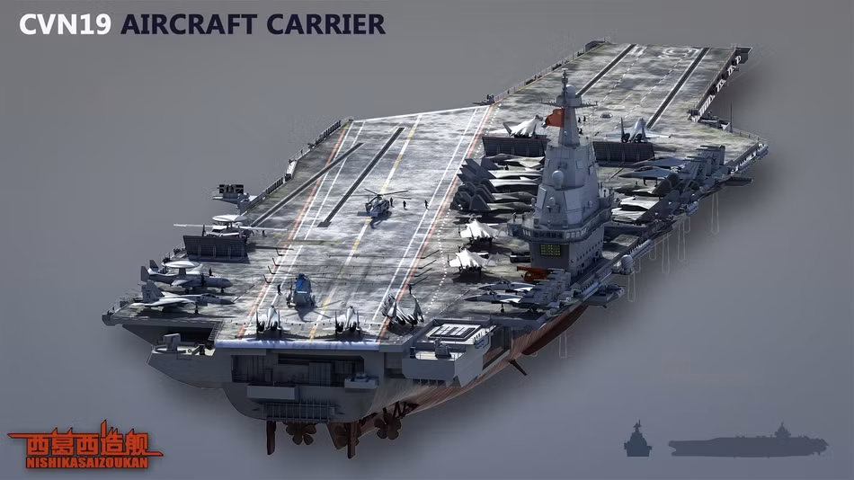 Điều này đồng nghĩa với việc tàu sân bay của Trung Quốc sẽ cần có hệ thống máy phóng máy bay. Cư dân mạng Trung Quốc cho rằng hệ thống phóng máy bay trên tàu sân bay này sẽ sử dụng hơi nước - giống với hệ thống phóng máy bay mà Mỹ hiện nay dùng. Nguồn ảnh: Sina.