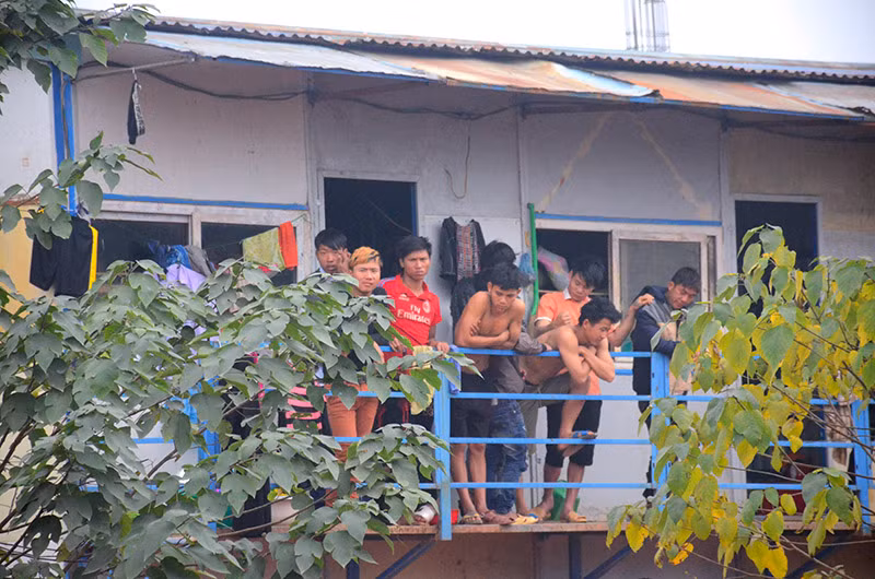 Công nhân công trường không dám đi làm sau vụ sập