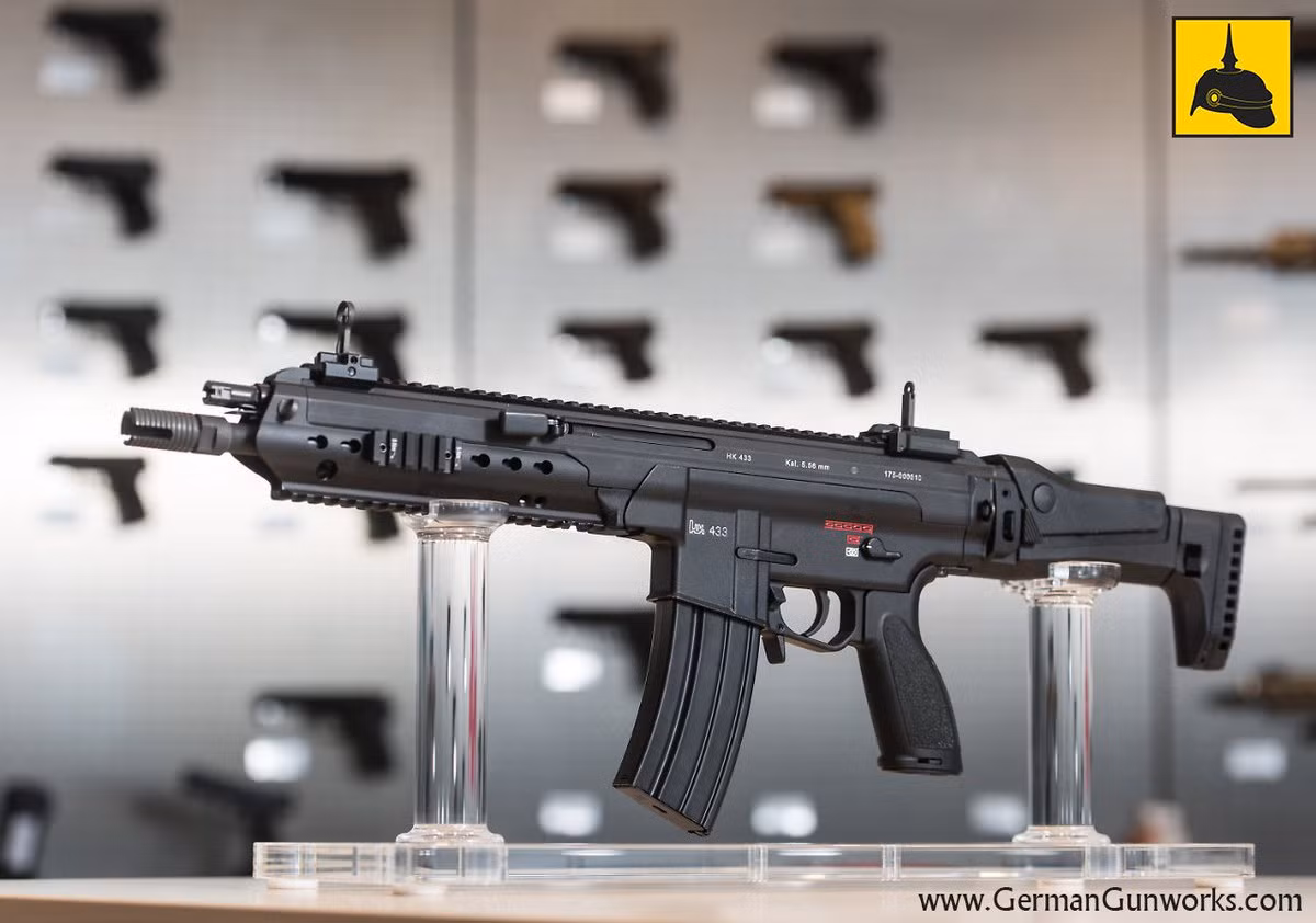 Tốc độ bắn của HK433 không quá nhanh, chỉ khoảng 700 viên trên phút. Nguồn ảnh: Germangun.