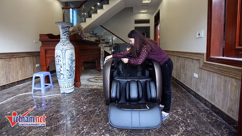 Không gian bên trong căn nhà mới xây của tiền vệ Quang Hải.