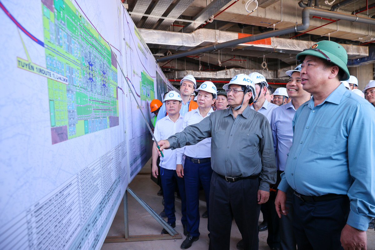 Thủ tướng kiểm tra công trường sân bay Long Thành Thu tuong kiem tra cong truong san bay Long Thanh