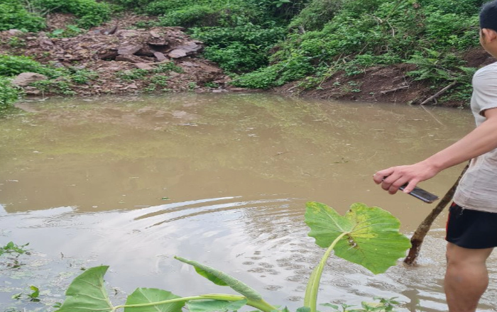 3 ong chau tu vong tai ho nuoc gan nha o Bac Giang