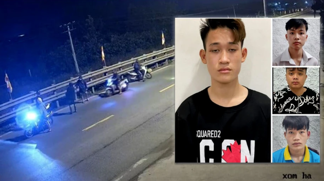 Ha Noi: Bat nhom doi tuong hung han dung dao cuop 2 xe may