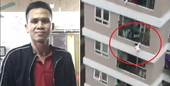  Tài xế dùng tay không đỡ bé gái rơi từ tầng 12: Chiều 28/2/2021, bé N.P.H. (khi đó 3 tuổi) bất ngờ bò từ trong nhà ra lan can ở tầng 12A của tòa nhà 60B Nguyễn Huy Tưởng, quận Thanh Xuân, Hà Nội. Sau đó, bé trèo qua lan can và treo mình lơ lửng ở bên ngoài. Thời điểm đó, Nguyễn Ngọc Mạnh (SN 1990, ở huyện Đông Anh, Hà Nội) - tài xế xe tải - đang nghỉ ngơi trong ô tô sau chuyến giao hàng bỗng nghe thấy tiếng kêu cứu. Chạy ra khỏi xe và ngó lên, Mạnh thấy bé gái treo lơ lửng bằng một tay ở trên cao. Không suy nghĩ gì thêm, anh ngay lập tức bật tường, nhảy lên mái tôn cách đất 2m ở dưới sân tòa nhà. Do trời mưa, Ngọc Mạnh trượt ngã. 