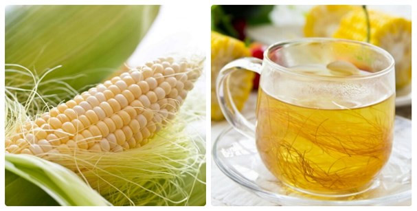 9. NƯỚC RÂU NGÔ Theo y học cổ truyền, râu ngô có vị ngọt, tính bình, có thể dùng tươi hoặc phơi khô nấu thành nước uống hàng ngày, có thể cho thêm mía lau, lá dứa. Nước này dùng uống thay nước lọc hàng ngày rất tốt cho những người bị bệnh cao huyết áp, tiểu đường.