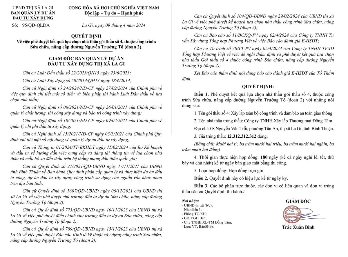 Binh Thuan: Cong ty Dong Tam va goi thau XD “Cong vien Hoang Dieu”-Hinh-2