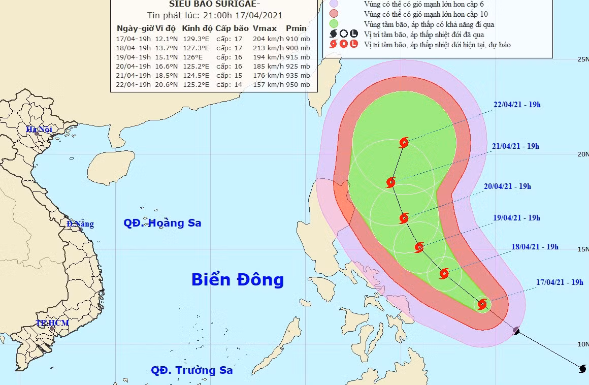 Sieu bao cap 17 hinh thanh gan Bien Dong