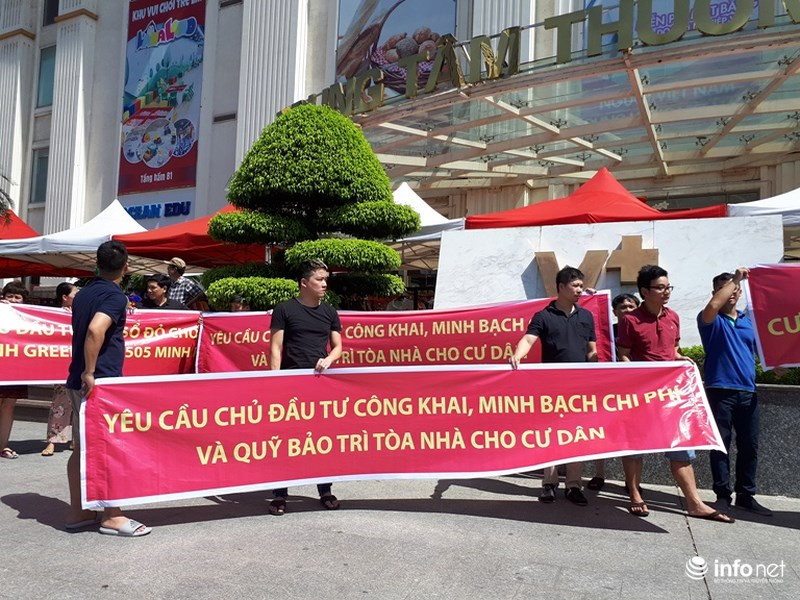 Ngoài vấn đề sổ đỏ, cư dân còn đề nghị chủ đầu tư công khai, minh bạch quỹ bảo trì hàng chục tỷ đồng cho cư dân.