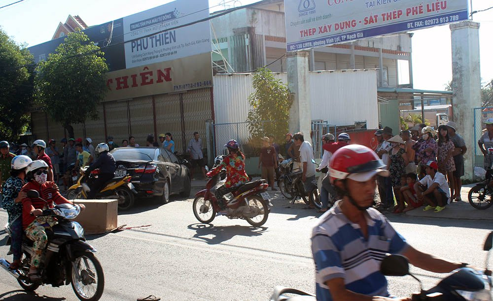 Hiện trường vụ tai nạn