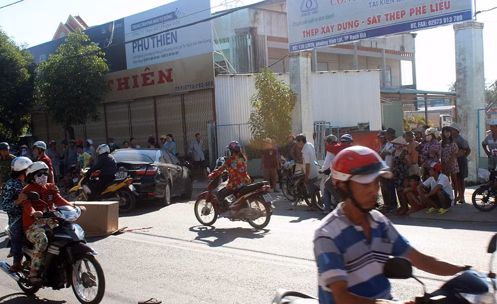 Hiện trường vụ tai nạn