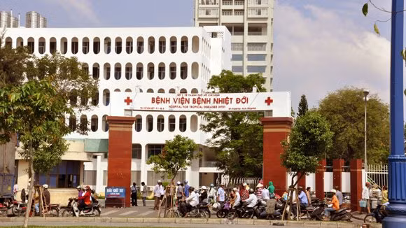 Bệnh viện Nhiệt Đới TP.HCM nơi chữa trị cho thai phụ.